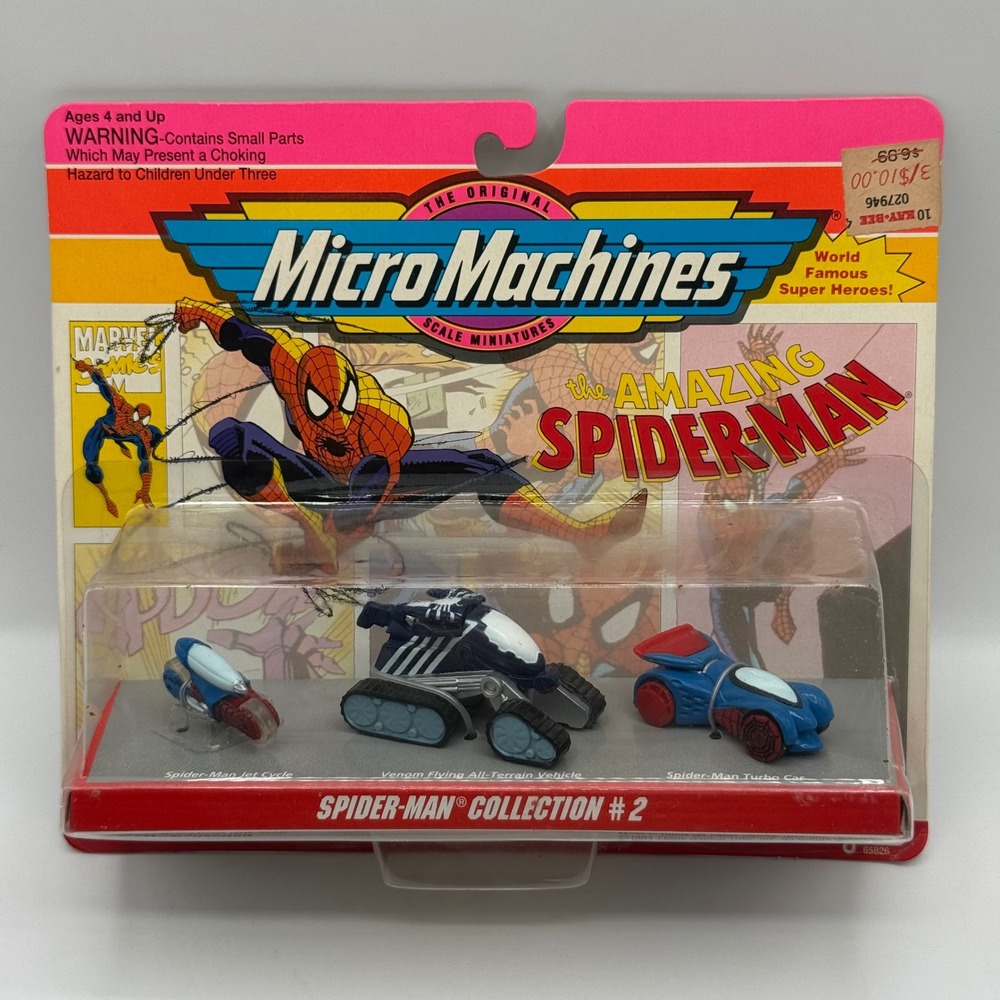 1993 Micro Machines Marvel Spider-Man Collection #2 Venom Flying ATV Galoob NIP